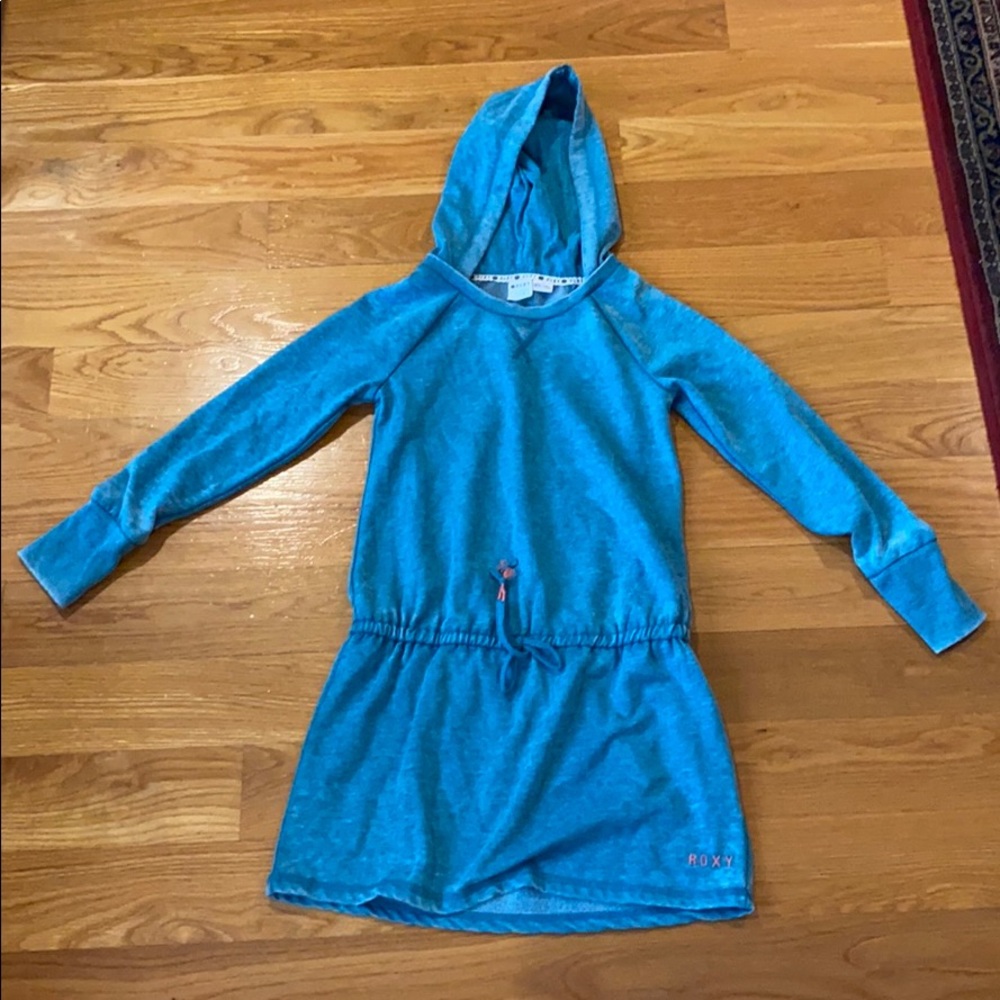 New Youth Girls Hooded Sweatshirt Dress